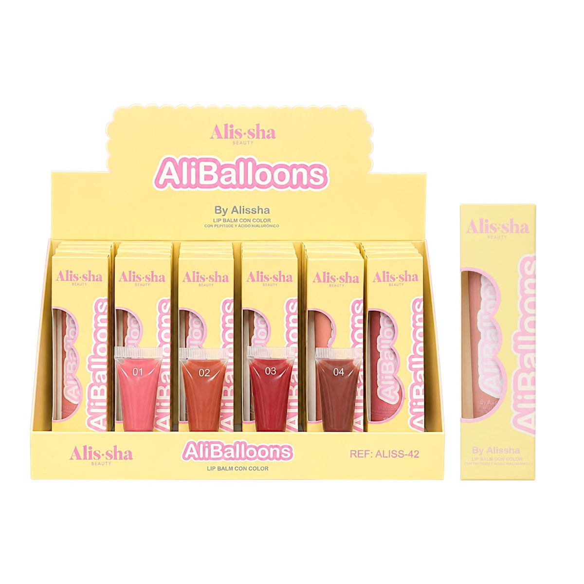BRILLO GLOSS CON COLOR YELLOW BALOONS TONO 04 16ML ALISSHA