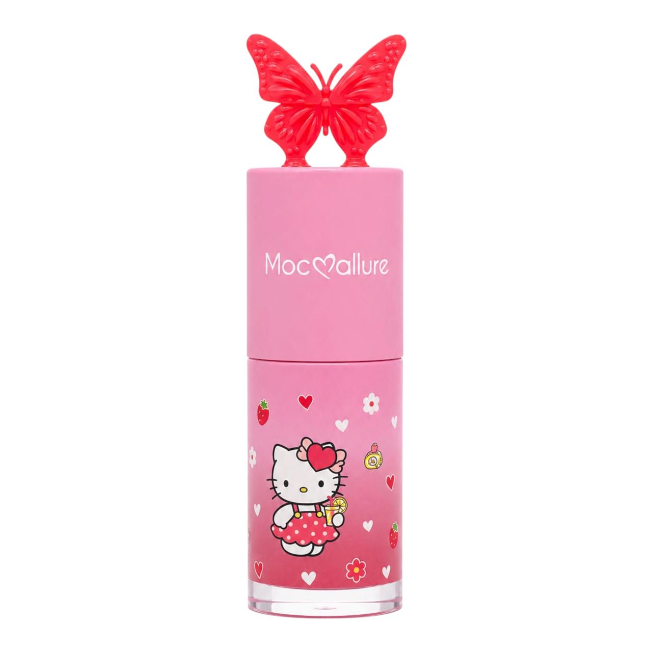 RUBOR LIQUIDO CON ESPONJITA HELLO KITTY TAPA MARIPOSA MOCALLURE