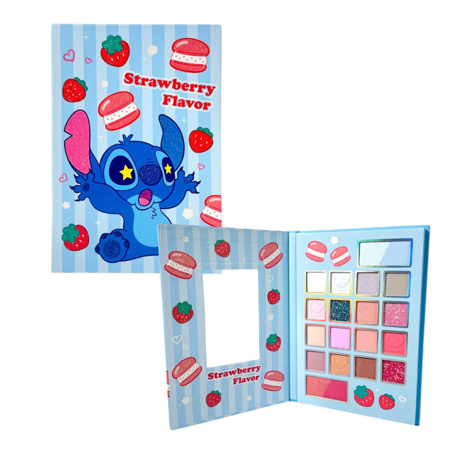 PALETA DE SOMBRAS X18 TONOS STITCH STRAWBERRY FLAVOR