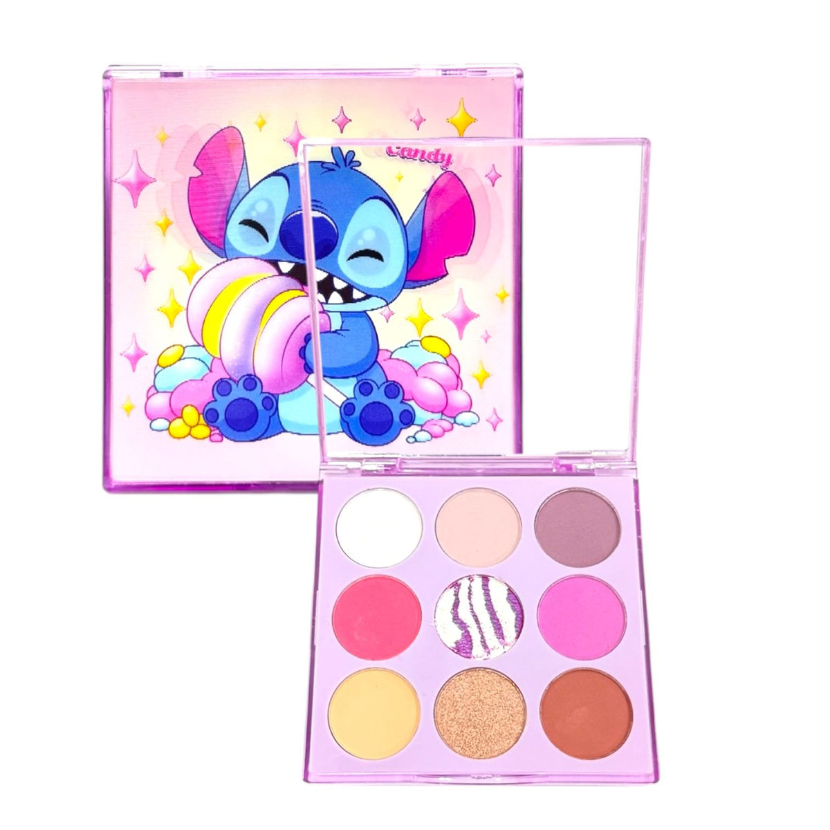 PALETA DE SOMBRAS X9 TONOS LABUBU CAPIBARA STITCH