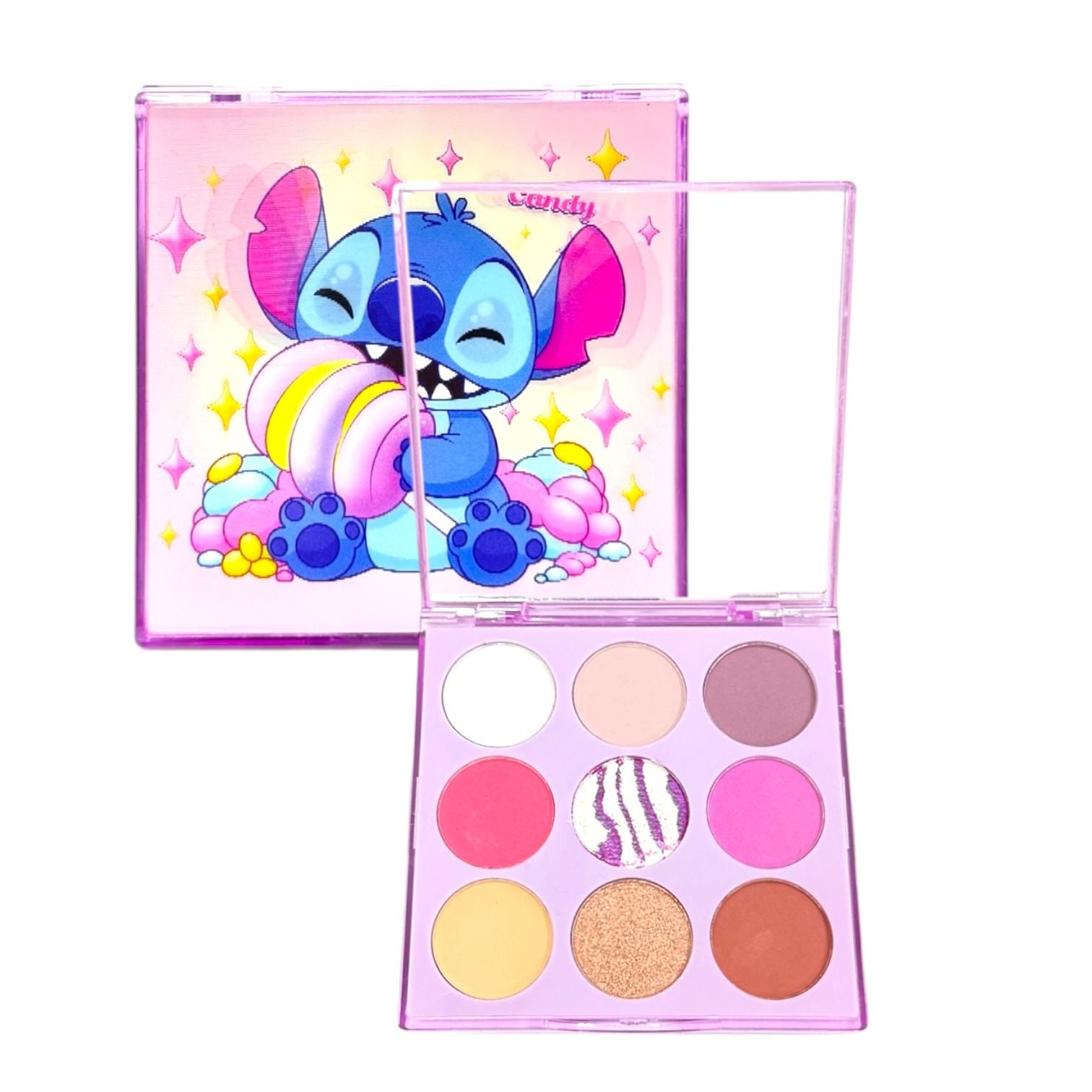 PALETA DE SOMBRAS X9 TONOS LABUBU CAPIBARA STITCH