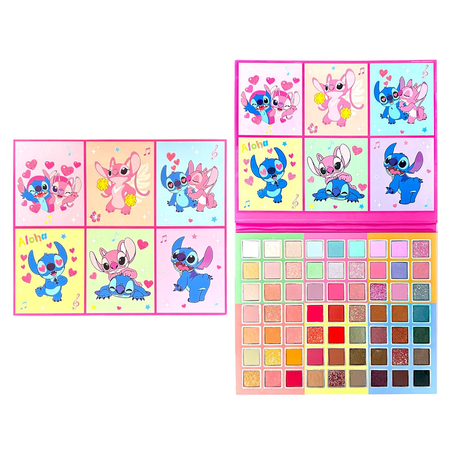 PALETA DE SOMBRAS X63 TONOS STITCH ANGELA
