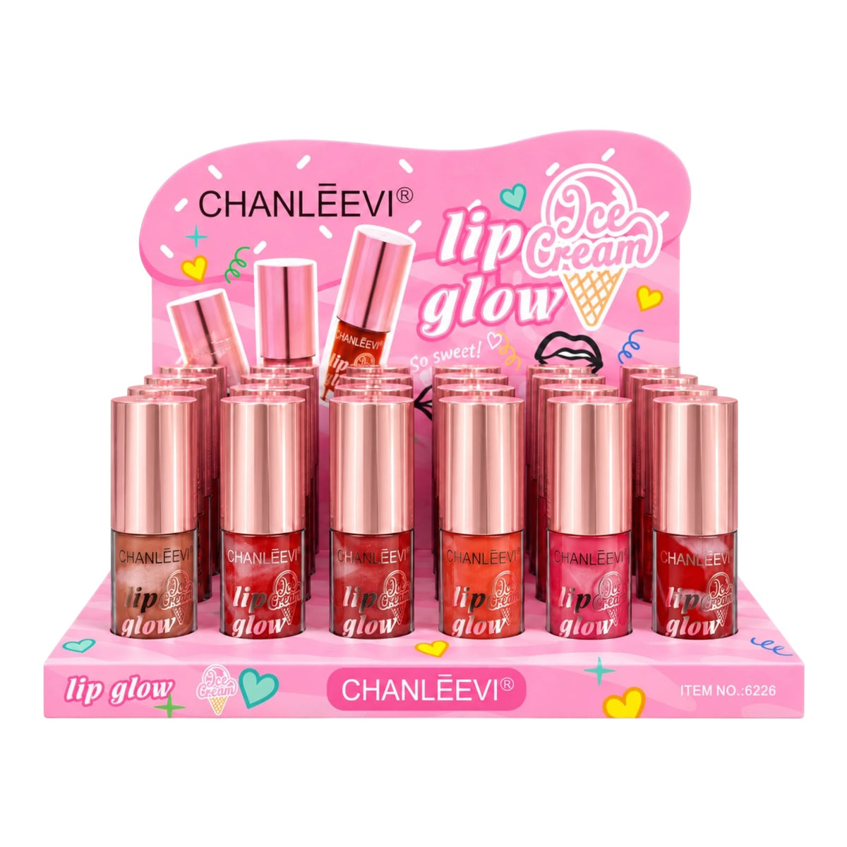 BRILLO GLOSS LIP GLOW ICE CREAM 5ML CHANLEEVI
