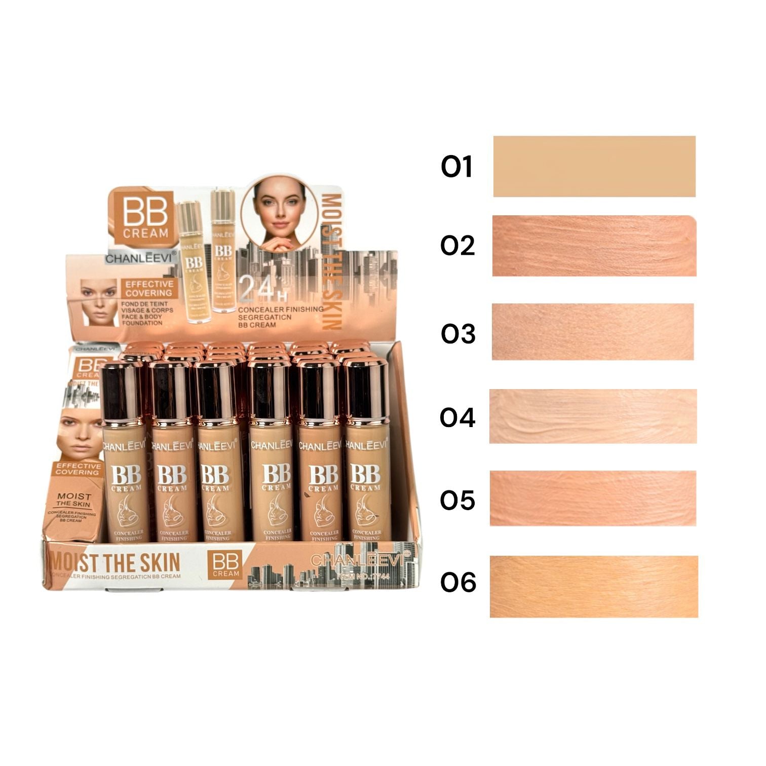 CORRECTOR LIQUIDO 24H BB CREAM CHANLEEVI