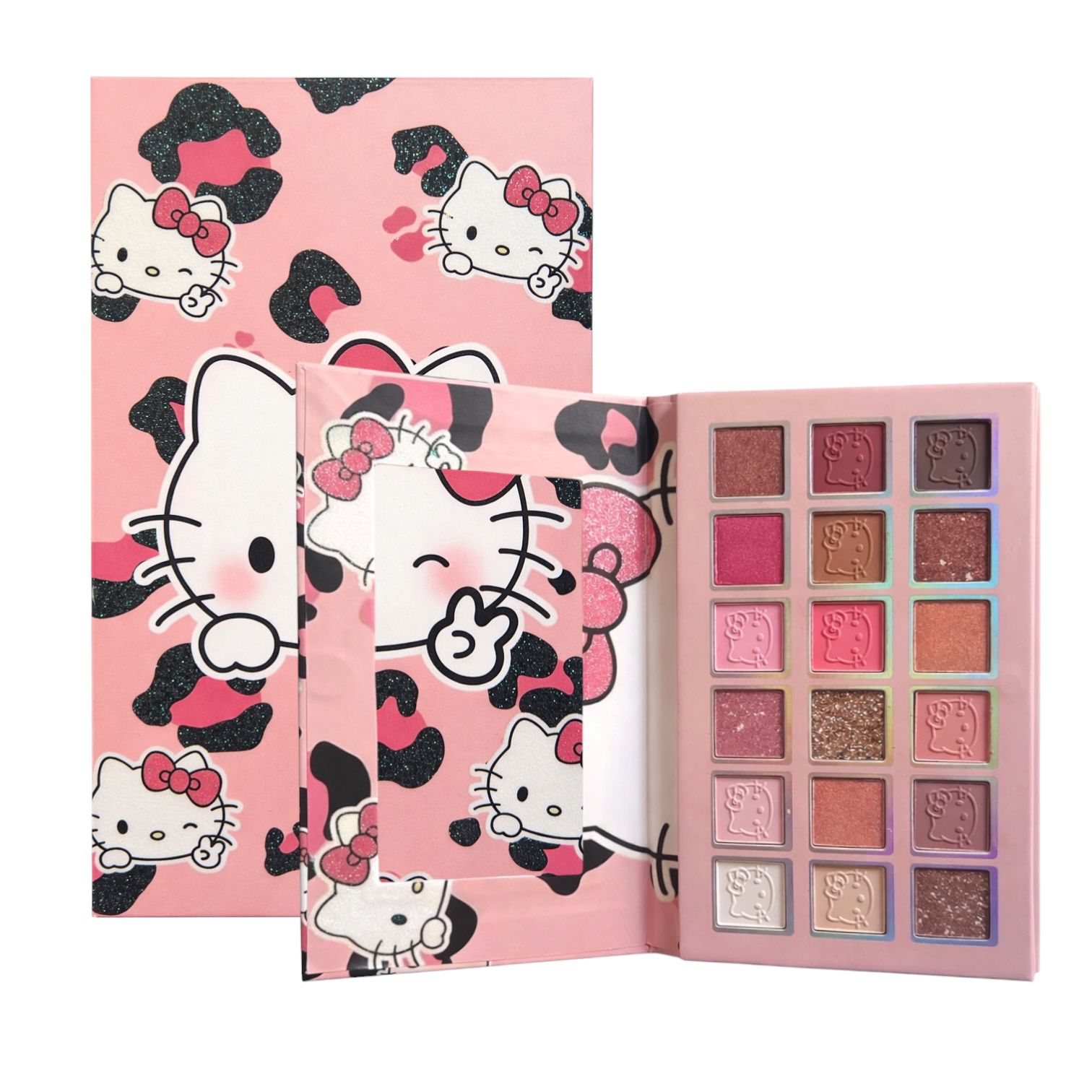 PALETA DE SOMBRAS X18 TONOS HELLO KITTY