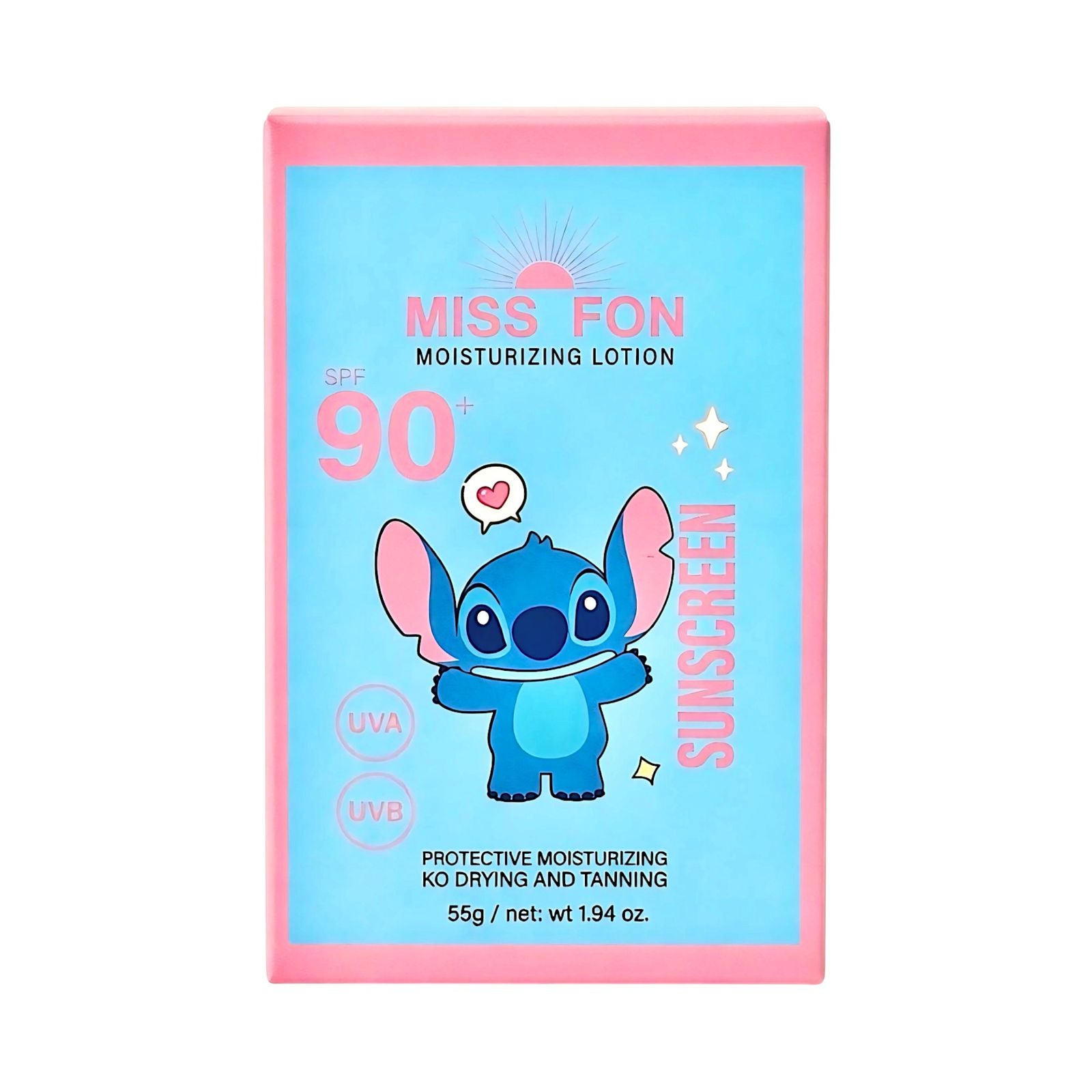 PROTECTOR SOLAR SPF90+ STITCH 55G MISS FON