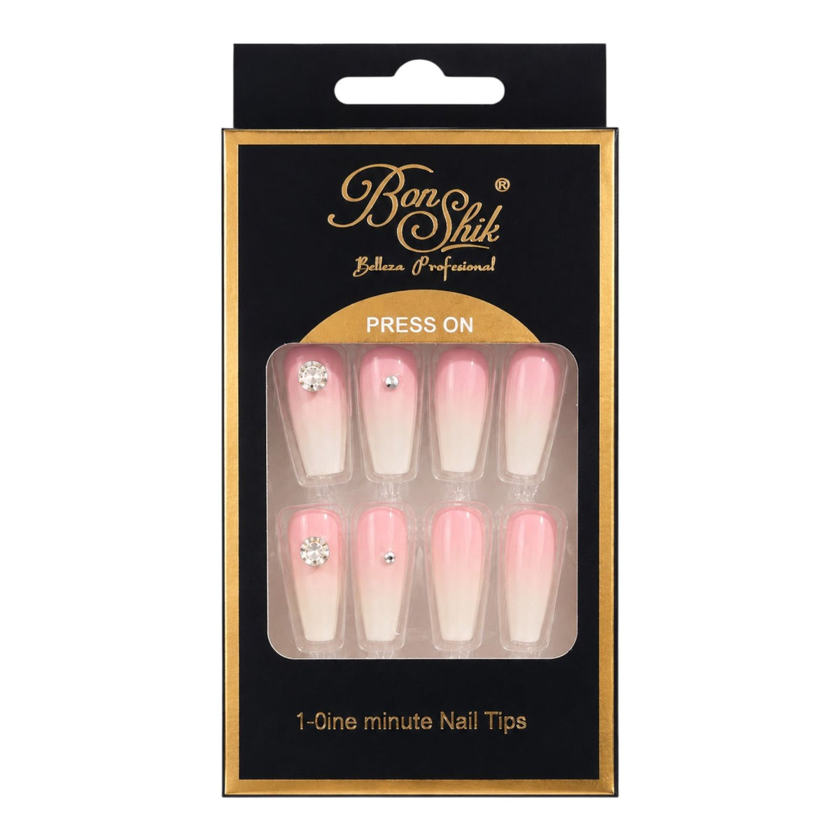UÑAS PRESS ON DECORADAS BON SHIK