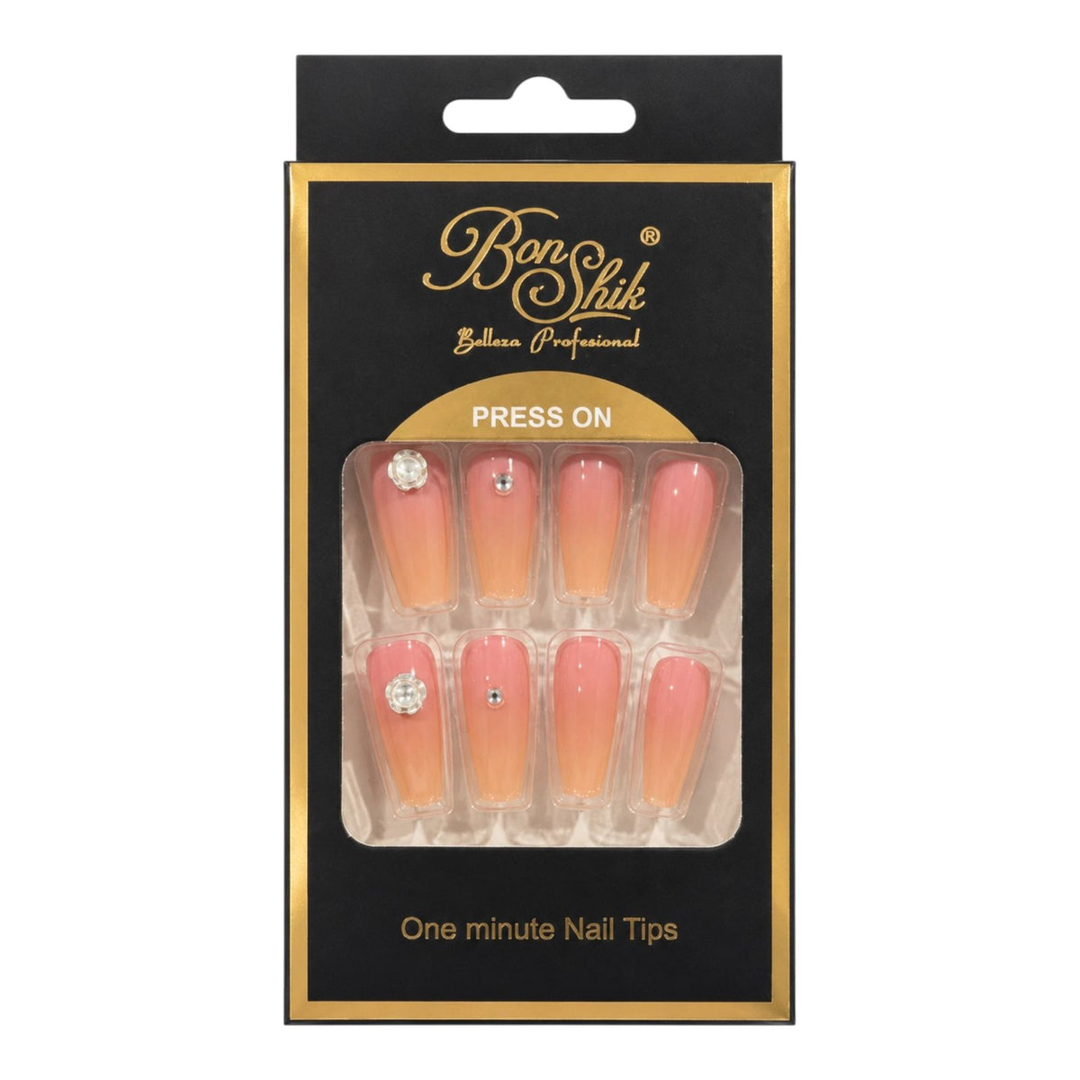 UÑAS PRESS ON DECORADAS BON SHIK