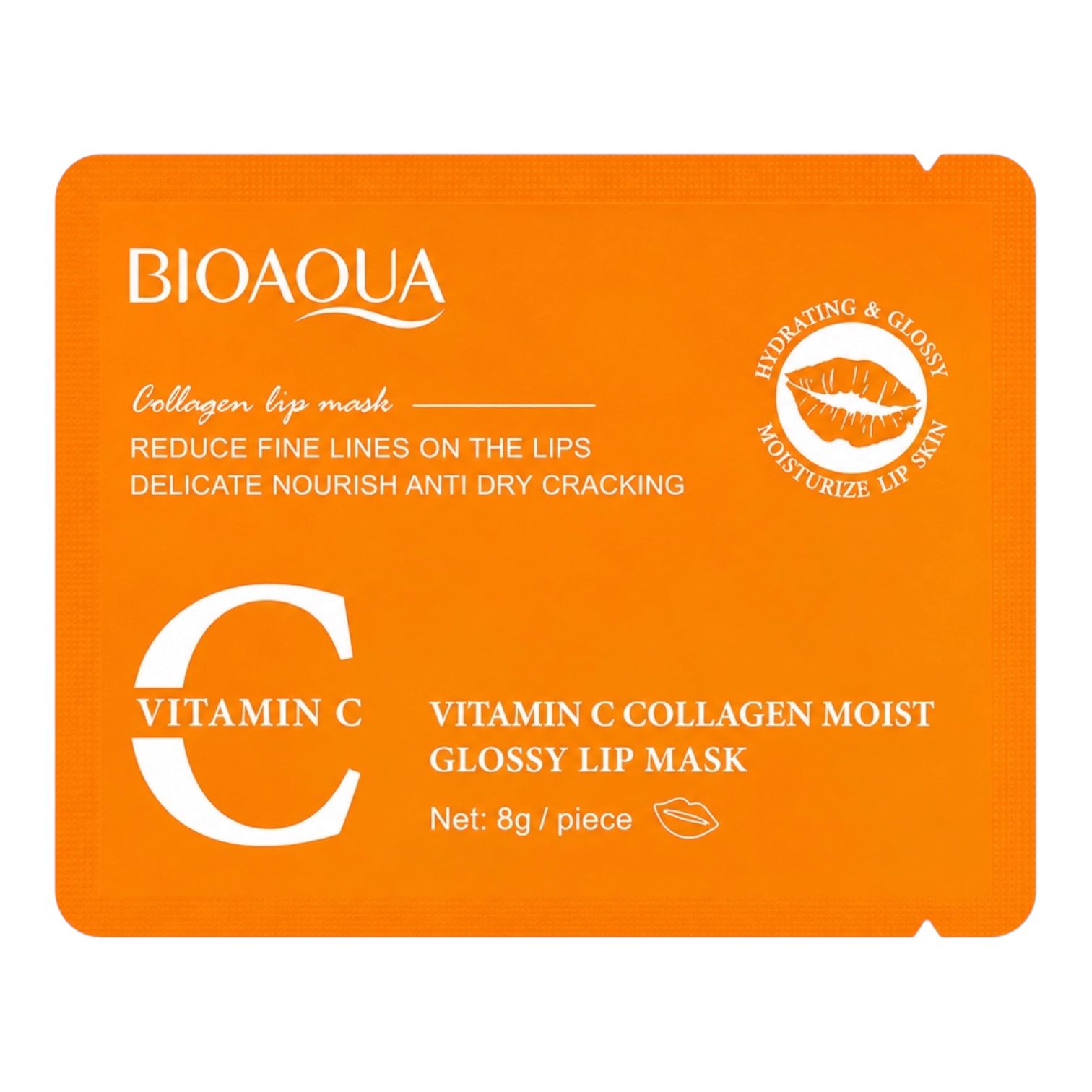 PARCHE COLAGENO DE LABIOS NARANJA VITAMINA C BIOAQUA