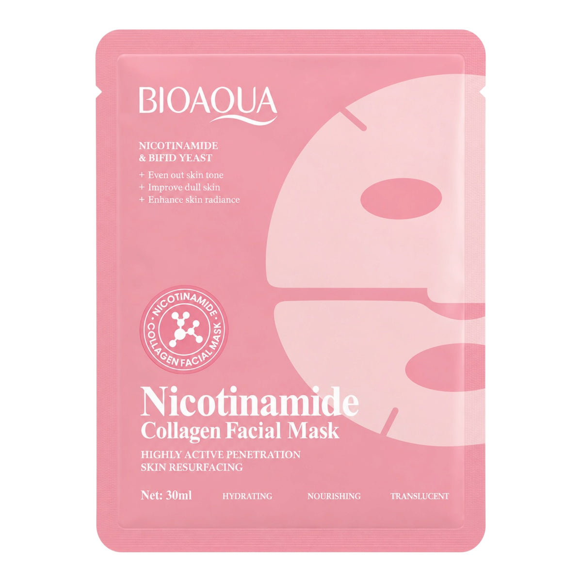 MASCARILLA COLLAGEN NICOTINAMIDE 30ML BIOAQUA