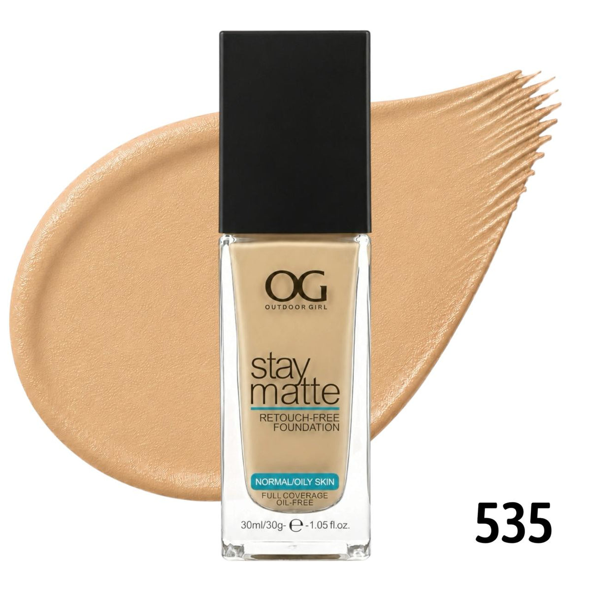 BASE LIQUIDA STAY MATTE TONO 535 CLASSIC BEIGE 30ML OUTDOOR GIRL