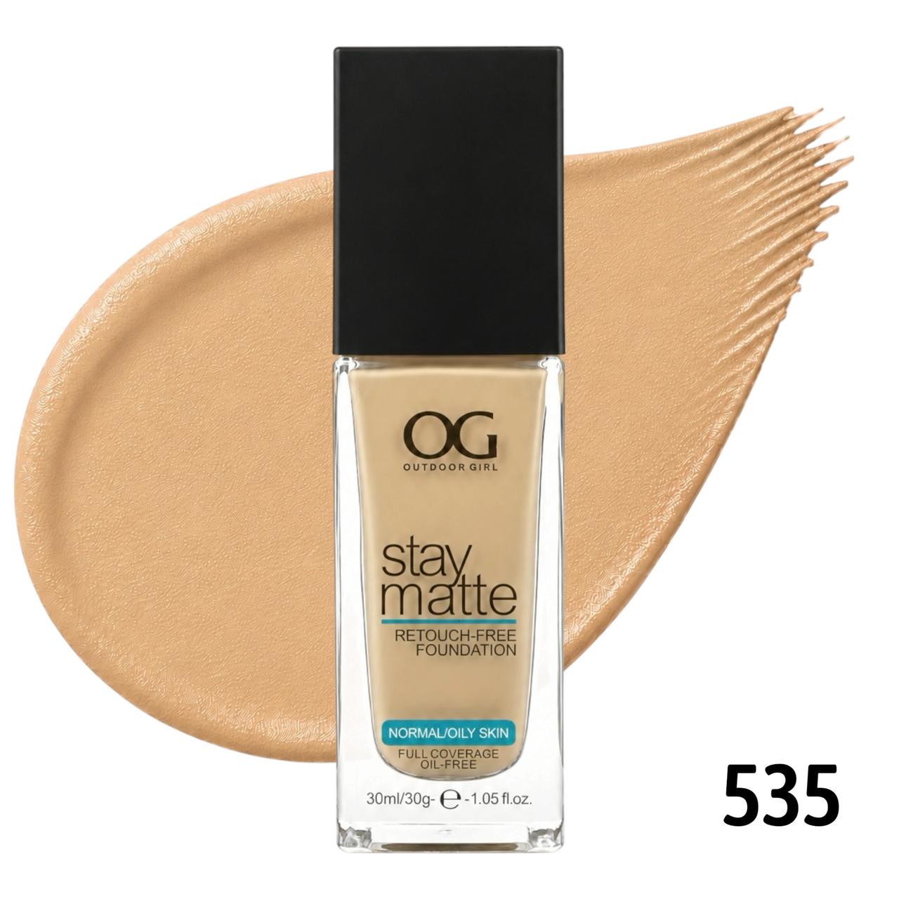 BASE LIQUIDA STAY MATTE TONO 535 CLASSIC BEIGE 30ML OUTDOOR GIRL