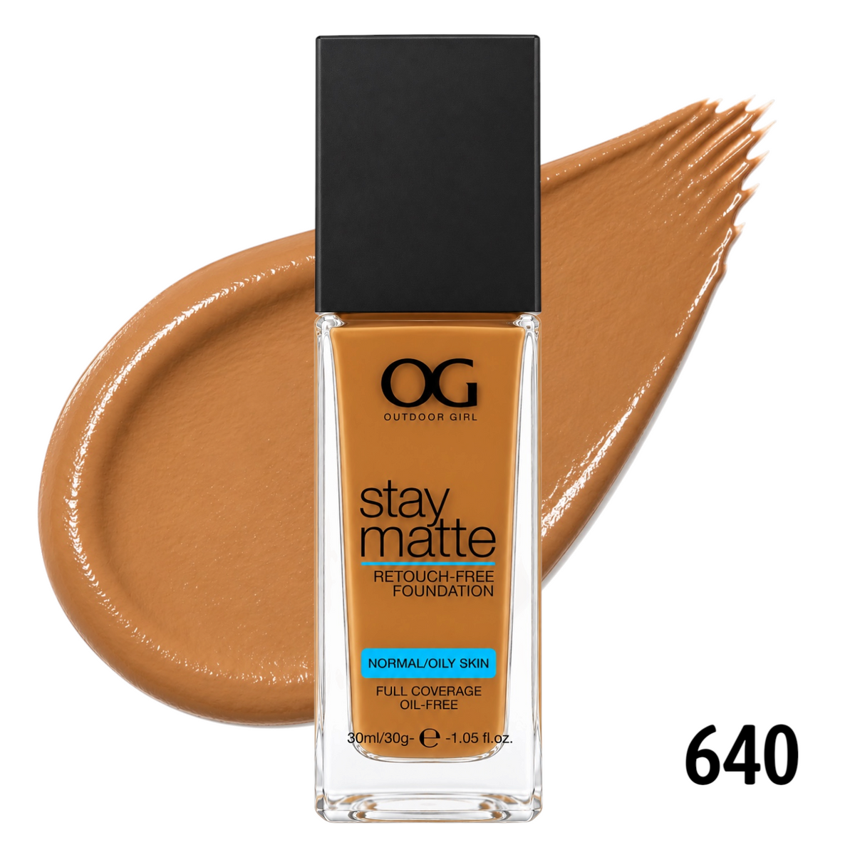 BASE LIQUIDA STAY MATTE TONO 640 TOASTED SANDALWOOD 30ML OUTDOOR GIRL