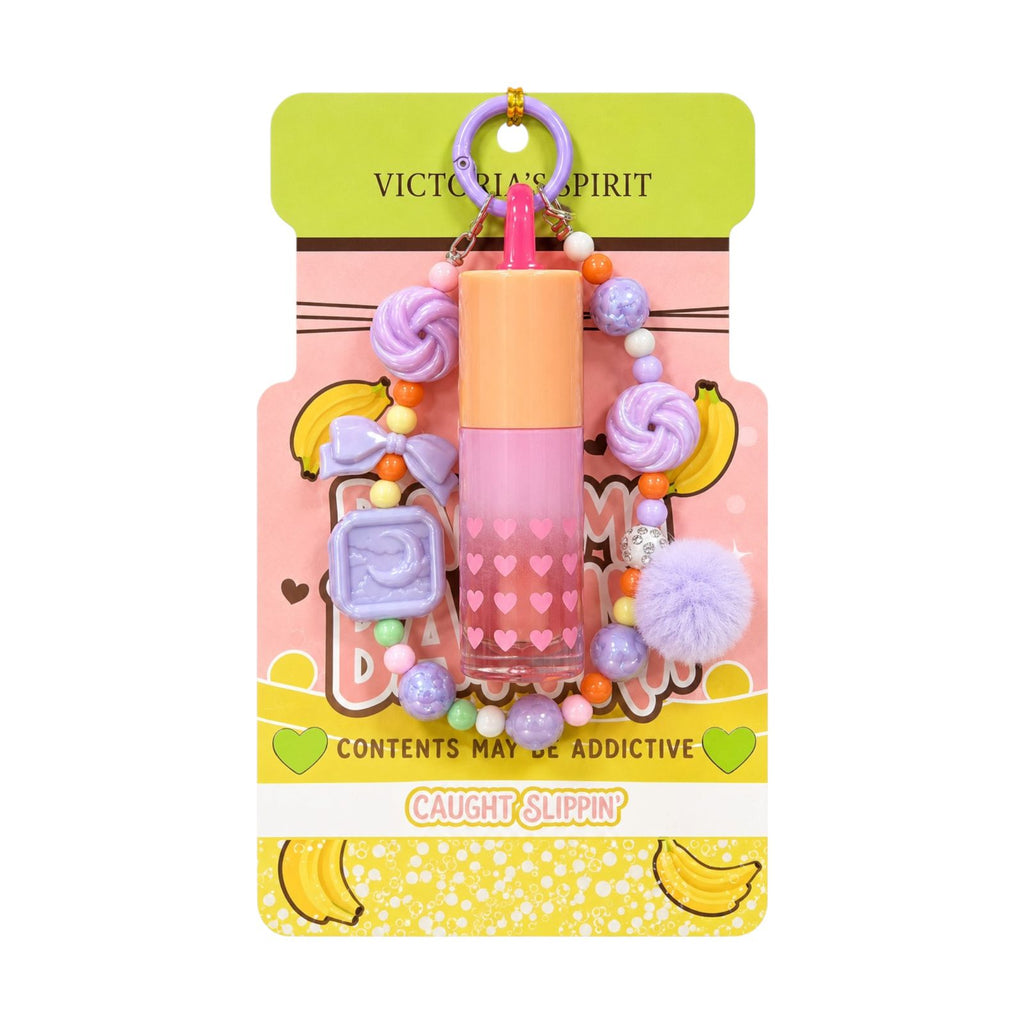 BRILLO GLOSS MODERN LOVE TAPA CORAZON CON LLAVERO POMPON DRIVE ME BALMY VICTORIA'S SPIRIT