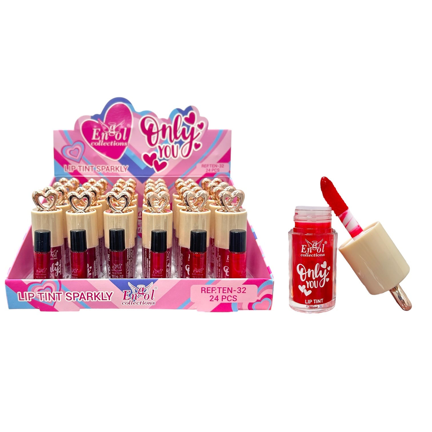 LIP TINT DE LABIOS ONLY YOU TAPA CORAZON ENGOL