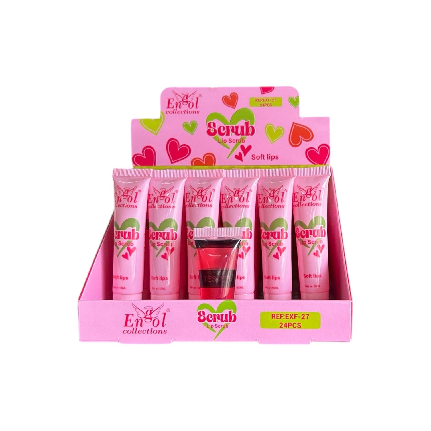 EXFOLIANTE DE LABIOS SCRUB CORAZONES ENGOL
