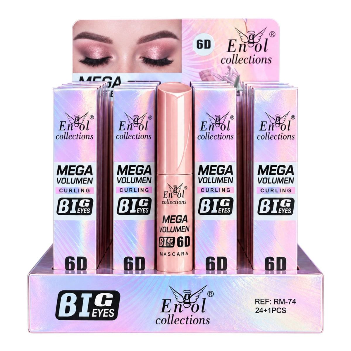 PESTAÑINA ROSA BIG 6D ENGOL