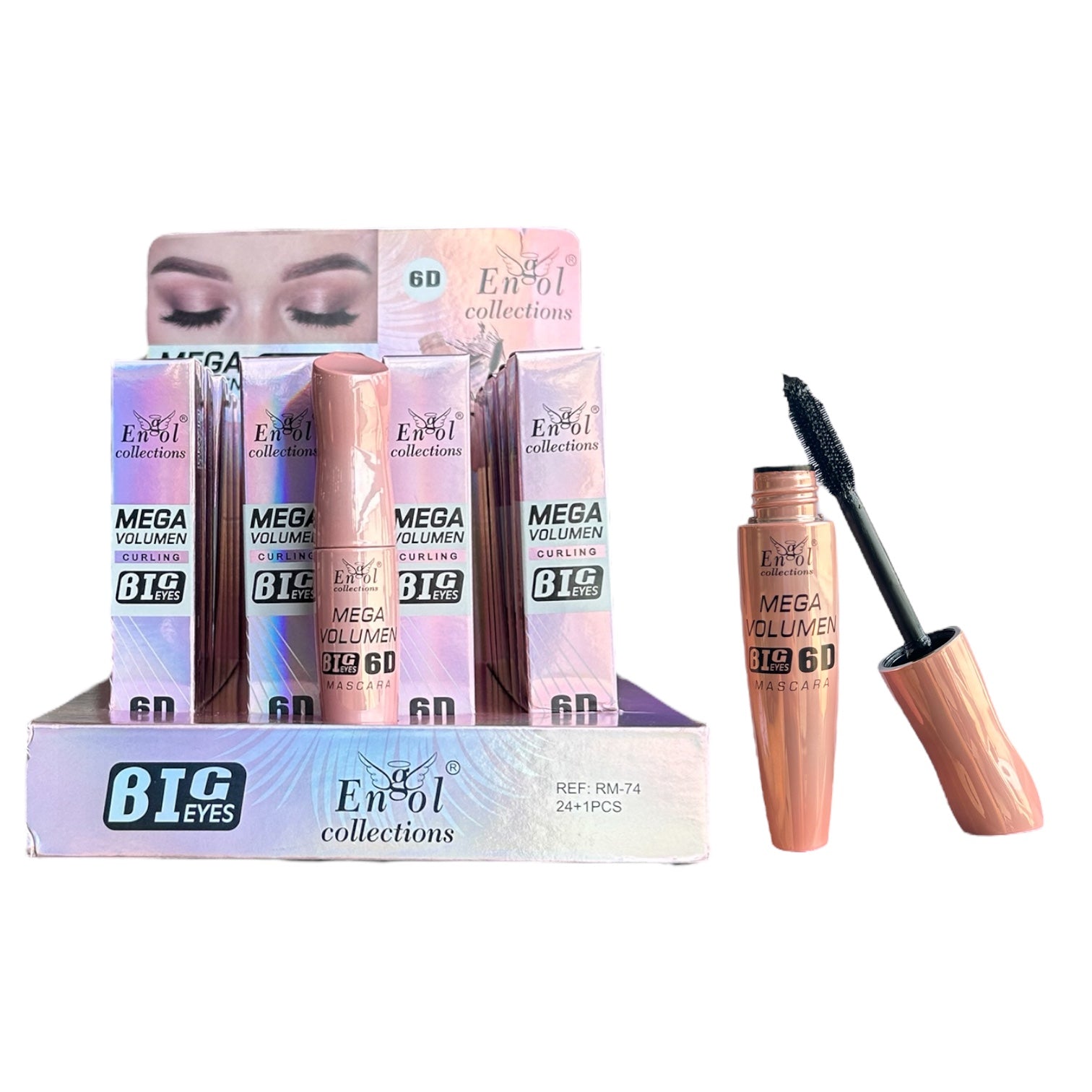 PESTAÑINA ROSA BIG 6D ENGOL