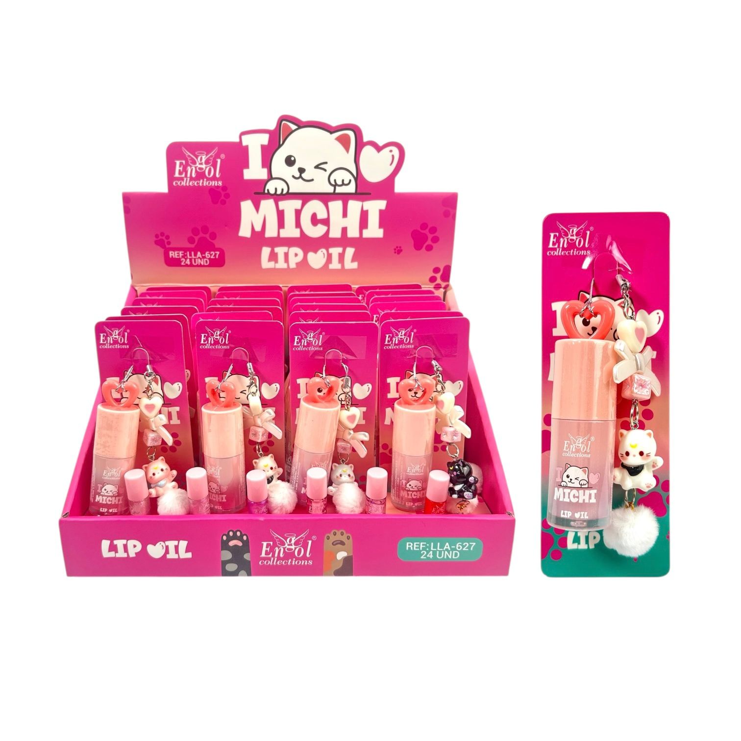 BRILLO GLOSS LLAVERO MICHI ENGOL
