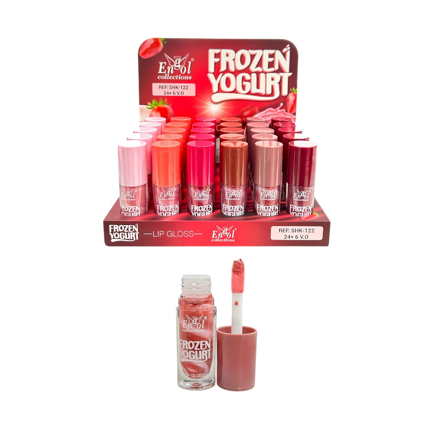 BRILLO GLOSS CON COLOR FROZEN YOGURT ENGOL