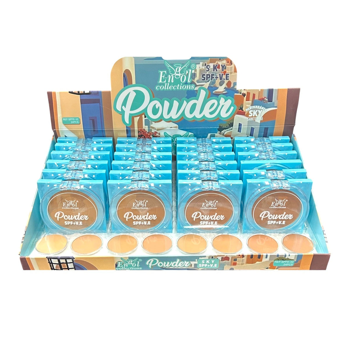 POLVO COMPACTO CON VITAMINA E Y SPF ENGOL