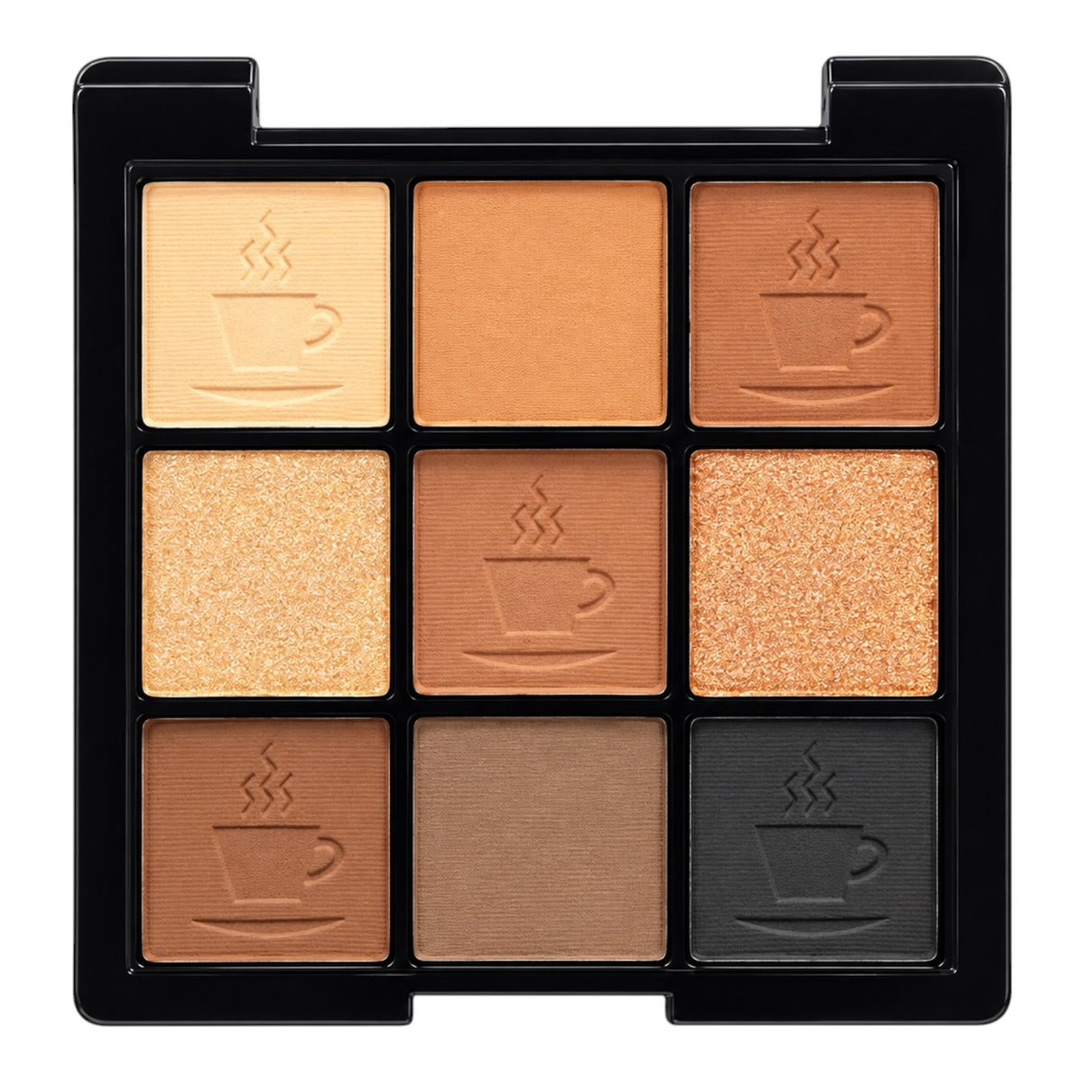 PALETA SOMBRAS ILUMINADORES RUBORES POLVO BANANA ESPRESSO ENGOL
