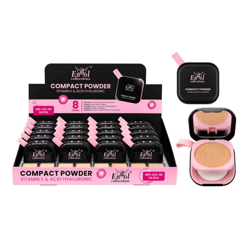 POLVO COMPACTO CON VITAMIN E Y ACID HYALURONIC ENGOL