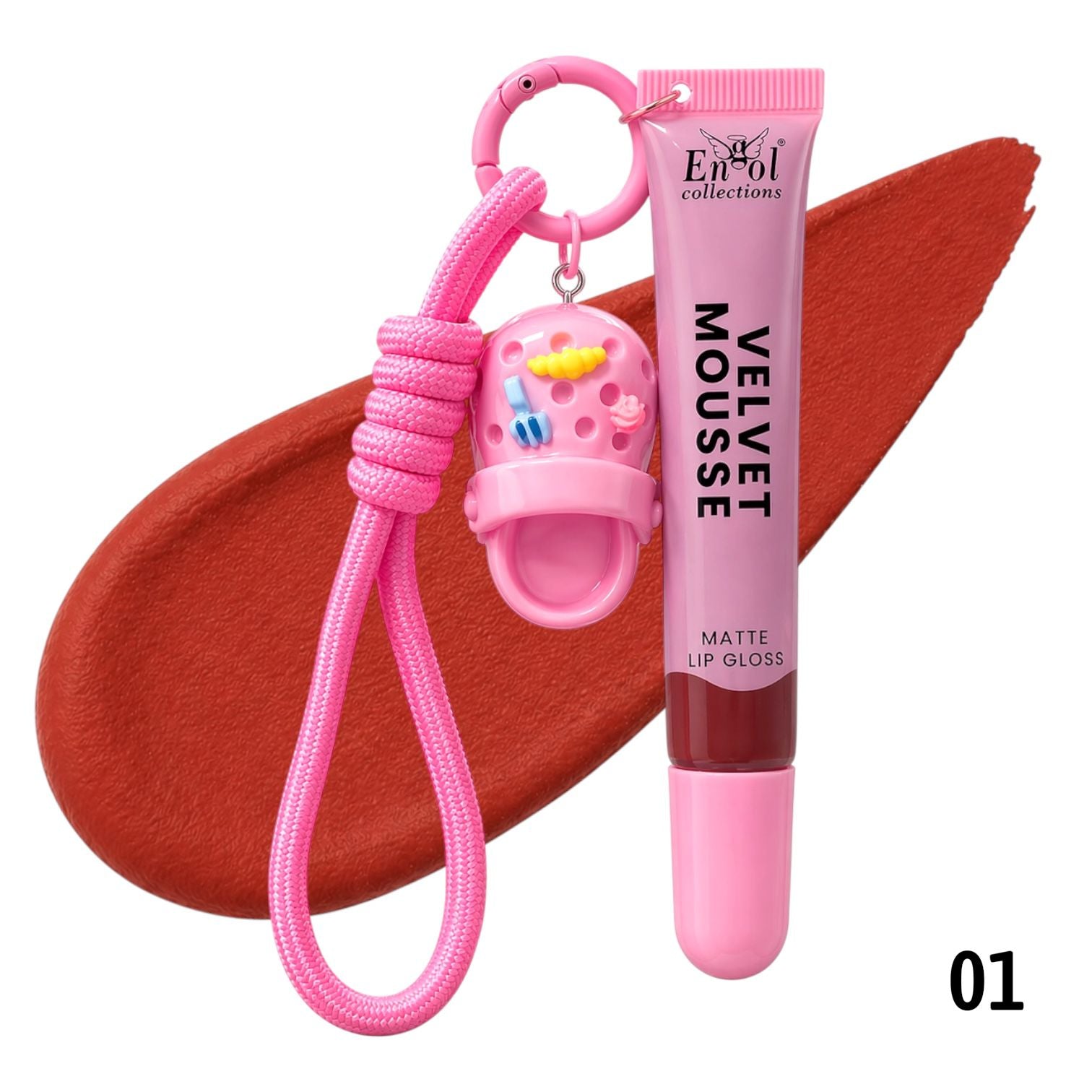 LABIAL LIQUIDO MATTE VELVET MOUSSE CON LLAVERO ENGOL