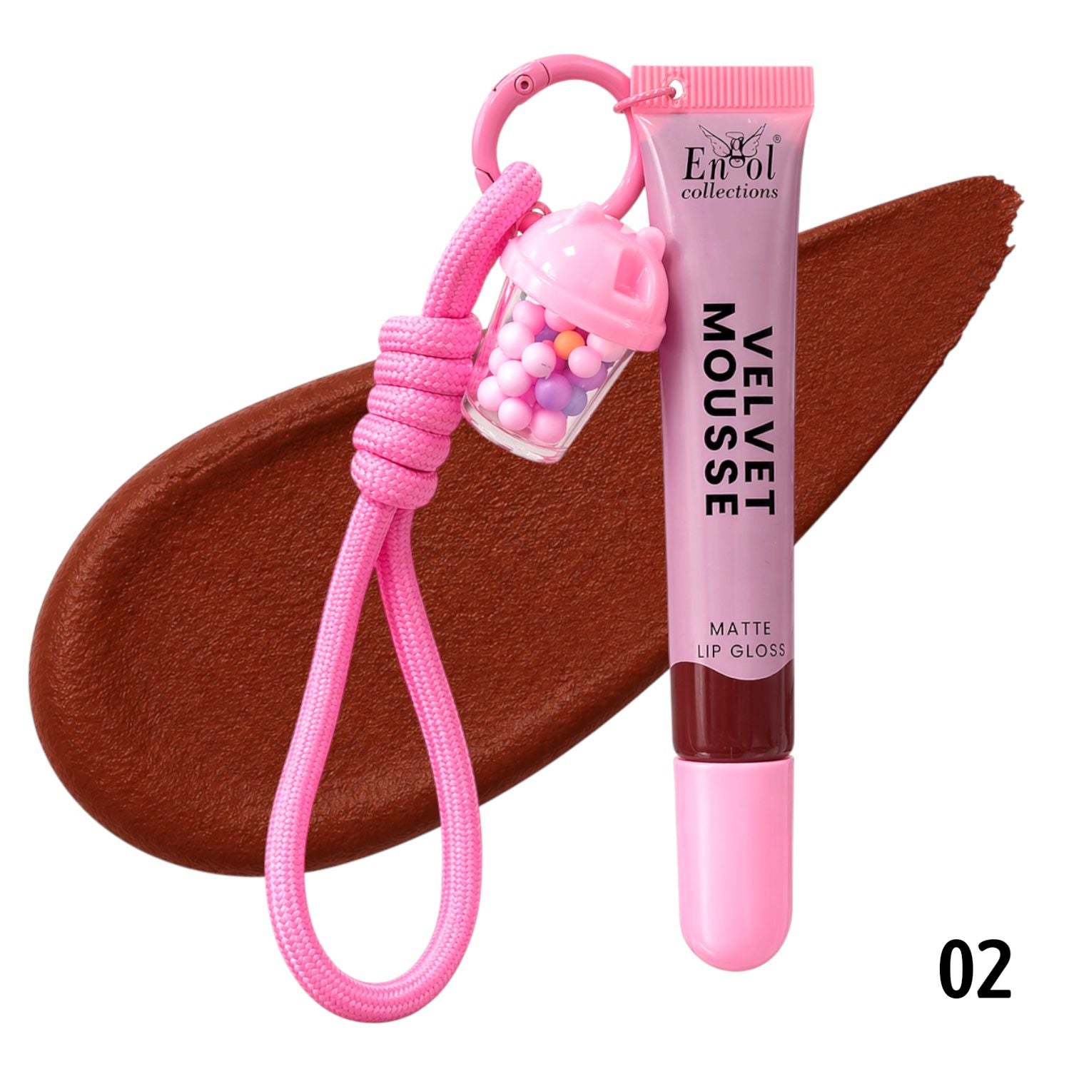 LABIAL LIQUIDO MATTE VELVET MOUSSE CON LLAVERO ENGOL