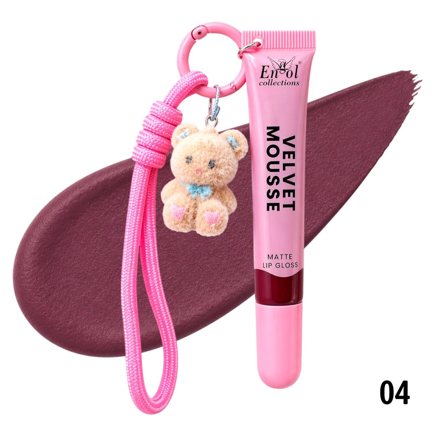 LABIAL LIQUIDO MATTE VELVET MOUSSE CON LLAVERO ENGOL