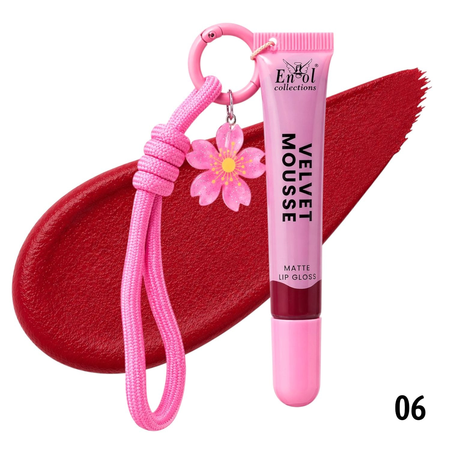 LABIAL LIQUIDO MATTE VELVET MOUSSE CON LLAVERO ENGOL