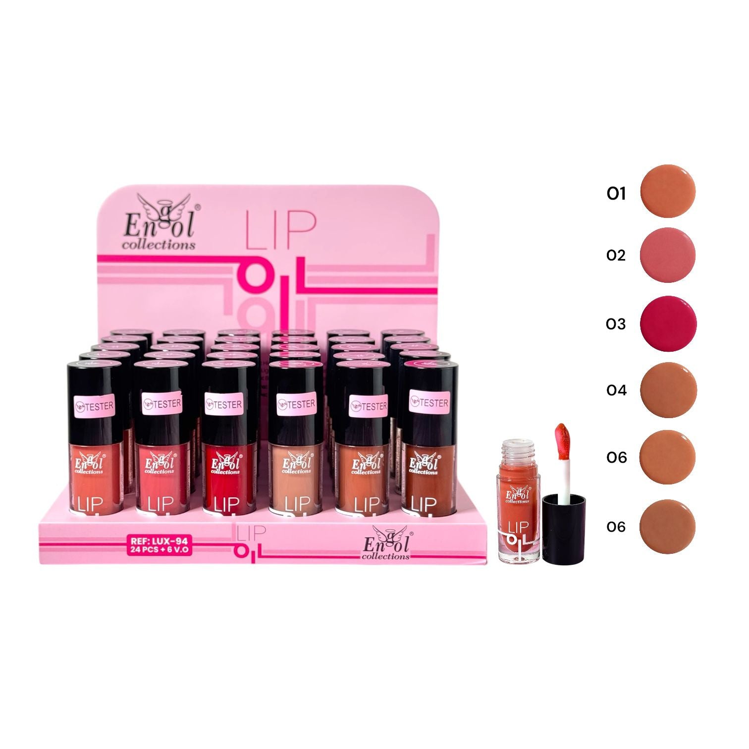 BRILLO GLOSS MENTOLADO CON COLOR LIP OIL ENGOL