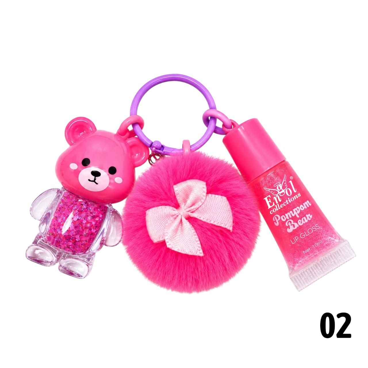 BRILLO GLOSS OSO LLAVERO POMPON BEAR ENGOL
