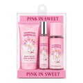 SET X3 CREMA Y SPLASH CHAMPAGNE SPRINKLES PINK IN SWEET