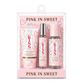 SET X3 CREMA Y SPLASH KISS PINK IN SWEET