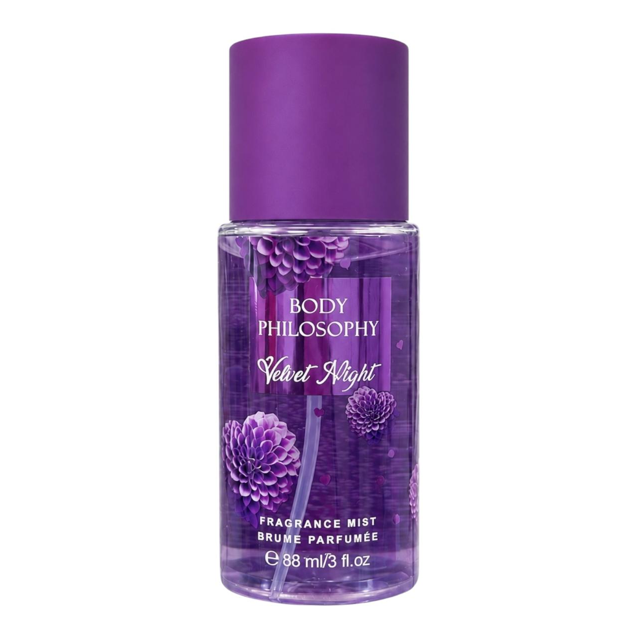 SET X2 SPLASH Y CREMA VELVET NIGHT BODY PHILOSOPHY