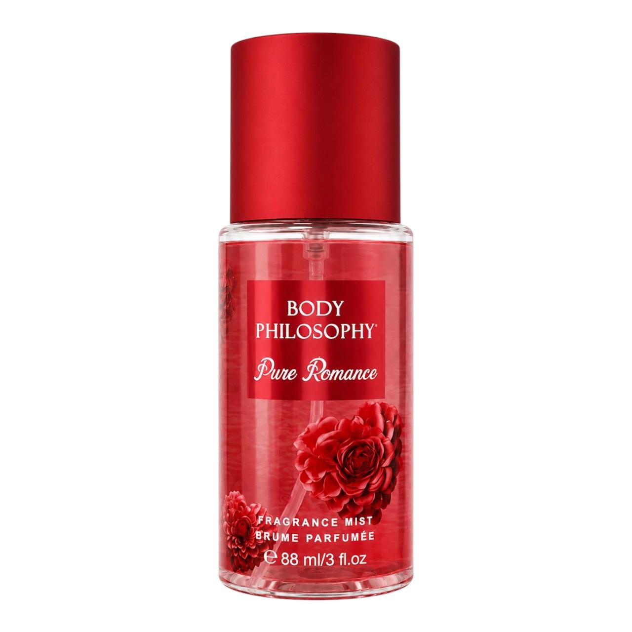 SET X2 SPLASH Y CREMA PURE ROMANCE BODY PHILOSOPHY