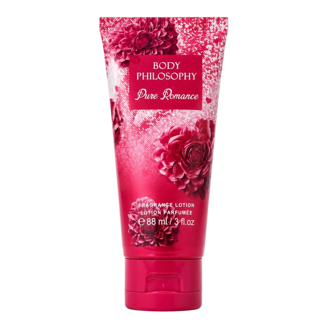 SET X2 SPLASH Y CREMA PURE ROMANCE BODY PHILOSOPHY