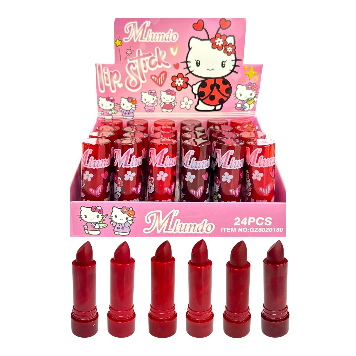 LABIAL EN BARRA HELLO KITTY LIP STICK M'LUNDO
