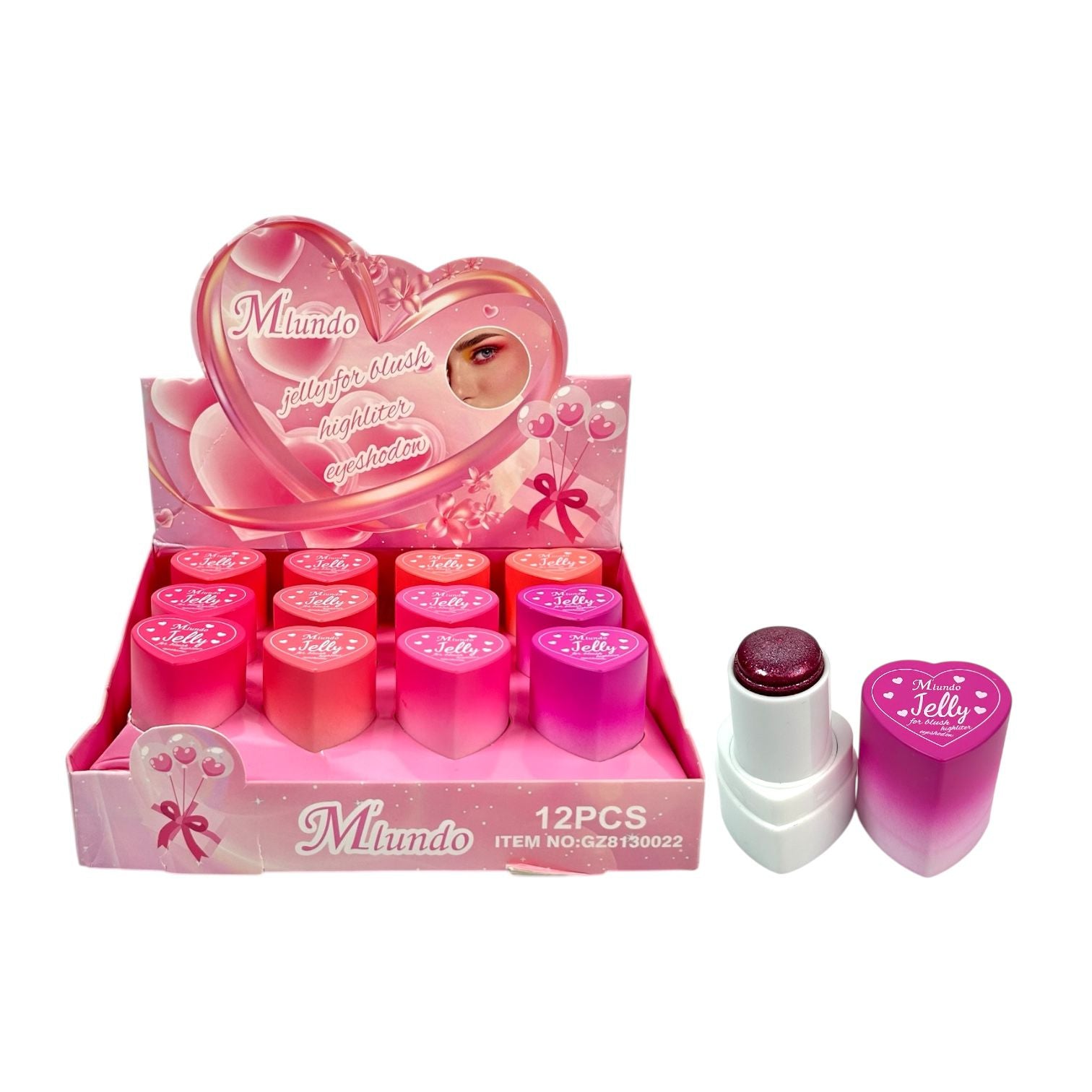 JELLY BLUSH CON ILUMINADOR M'LUNDO