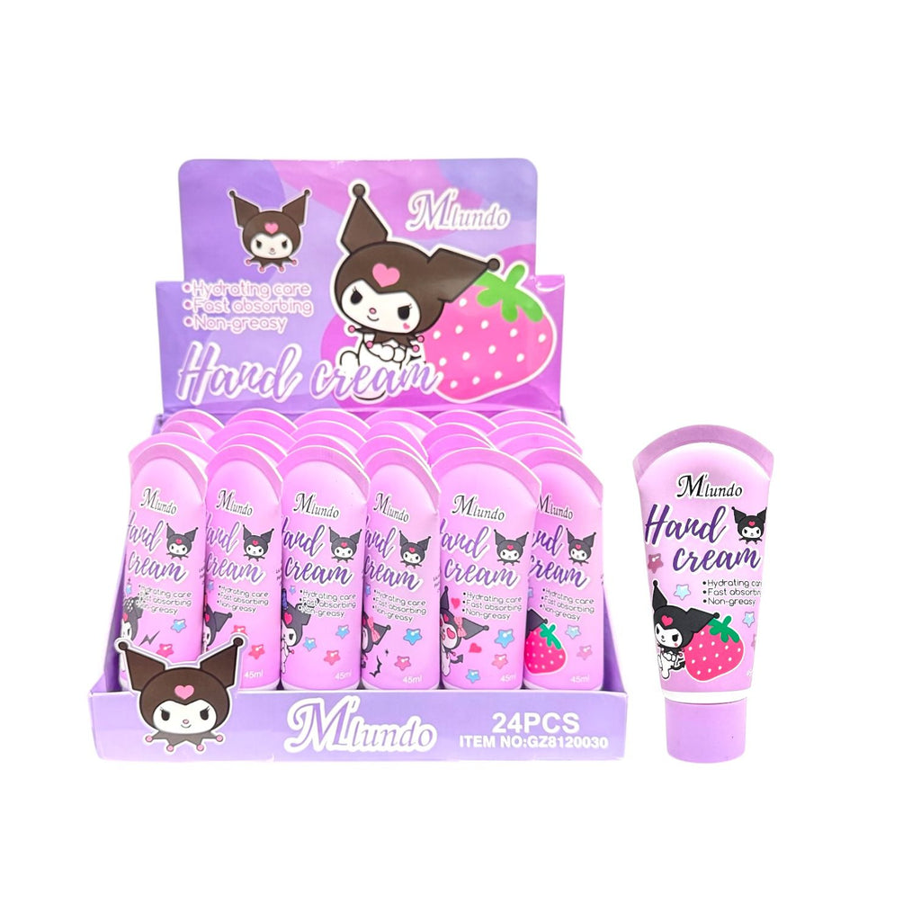 CREMA DE MANOS KUROMI HELLO KITTY STITCH ANGELA 45ML M'LUNDO