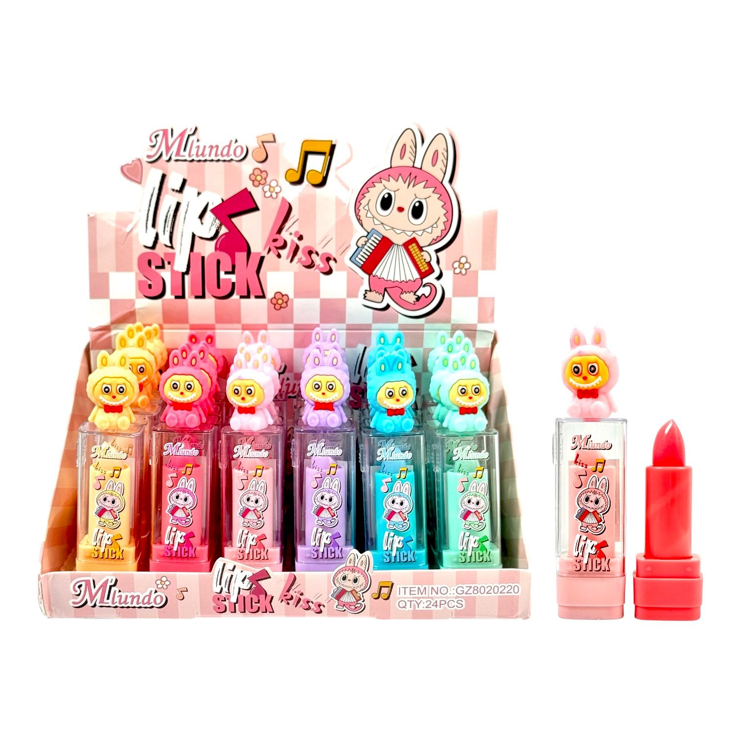 BALSAMO MAGICO EN BARRA LABUBU CON ACORDEON M'LUNDO