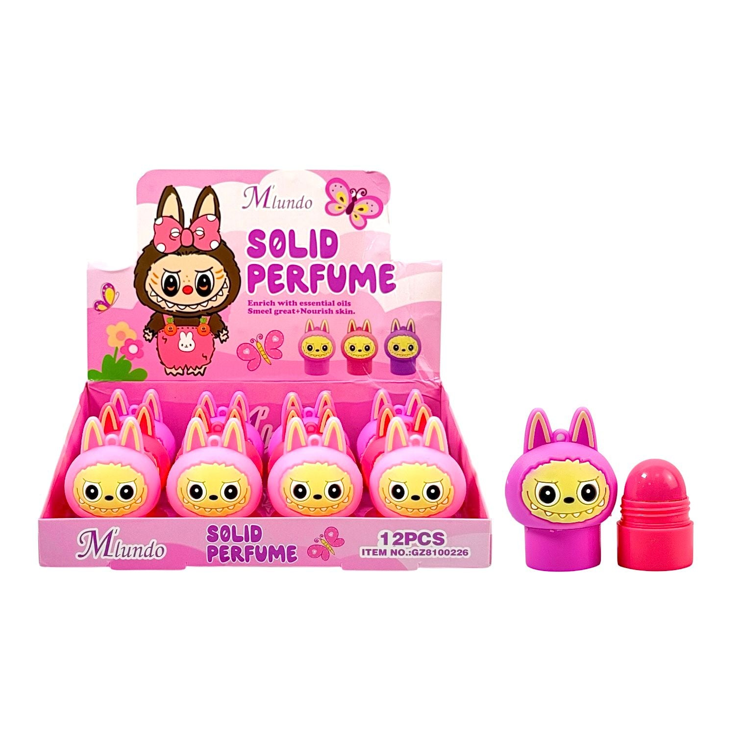 PERFUME EN BARRA CABEZA LABUBU M'LUNDO