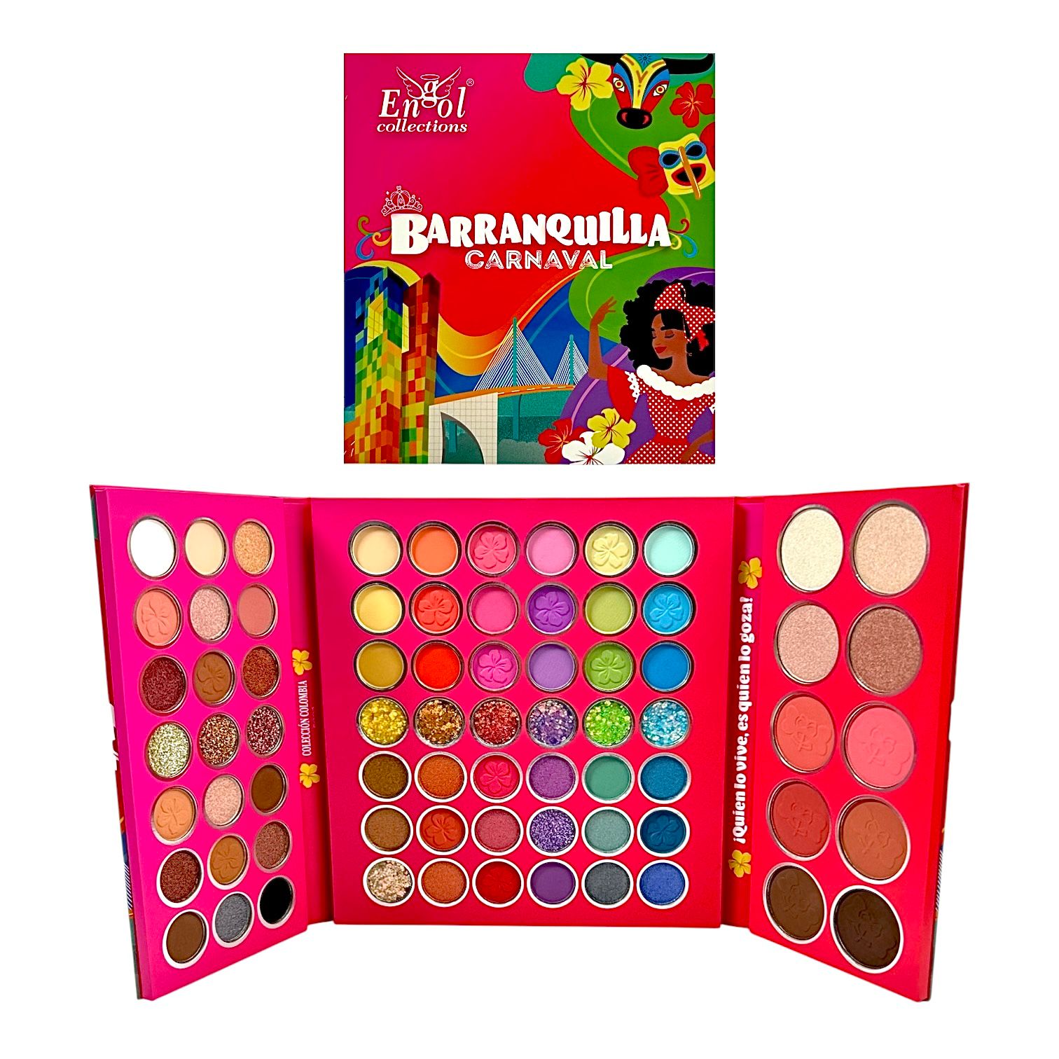 PALETA DE SOMBRAS BARRANQUILLA CARNAVAL ENGOL