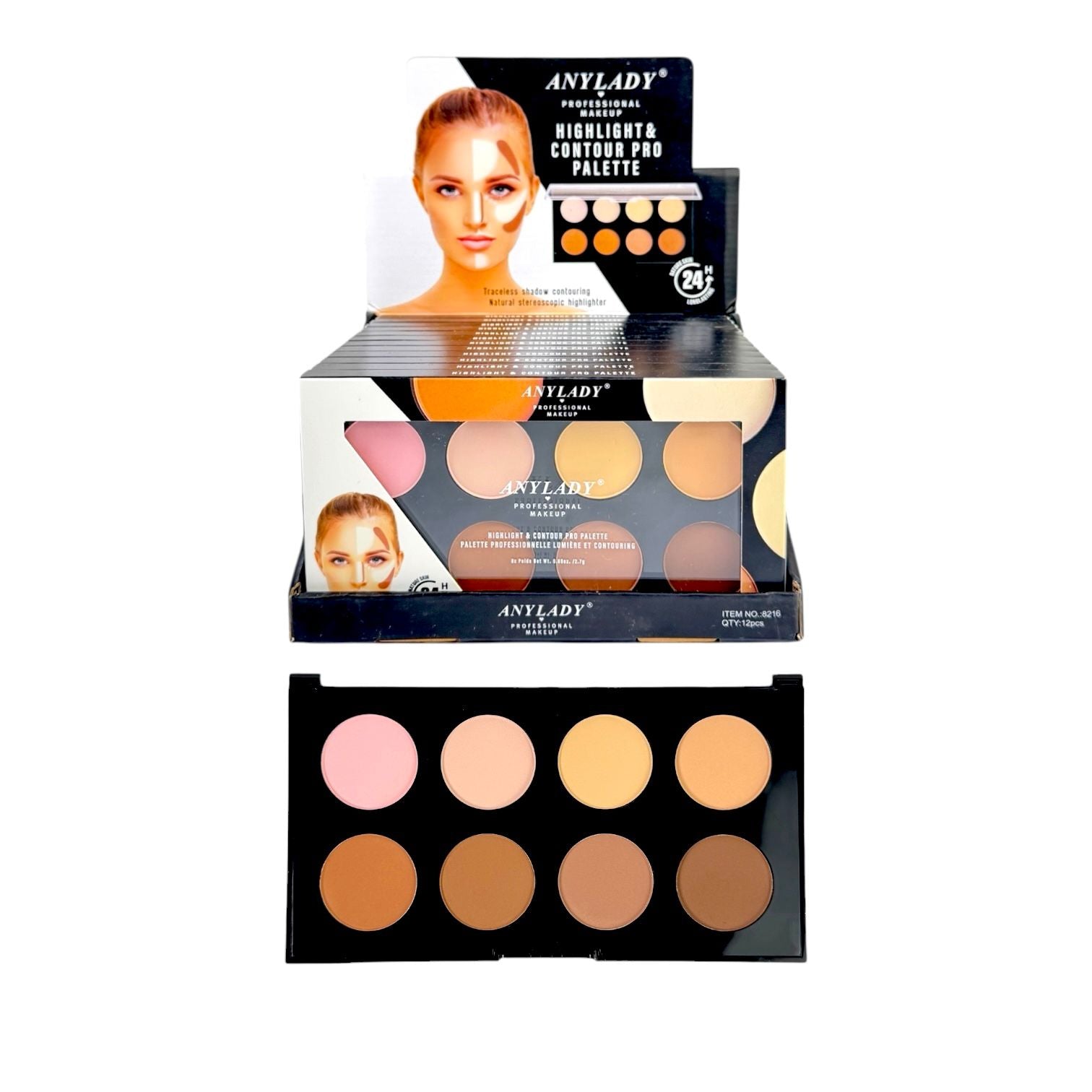 PALETA X8 CONTORNOS ANYLADY