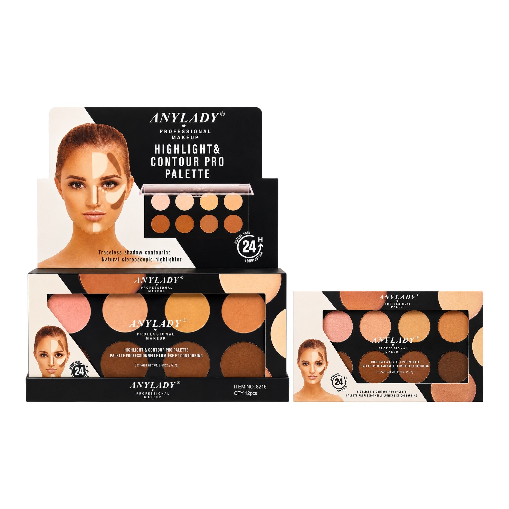 PALETA X8 CONTORNOS ANYLADY