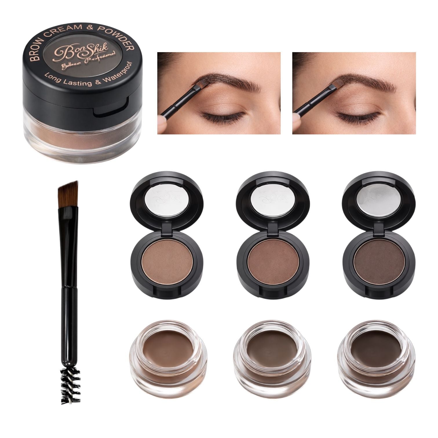 BETUN DOBLE PARA CEJAS BON SHIK