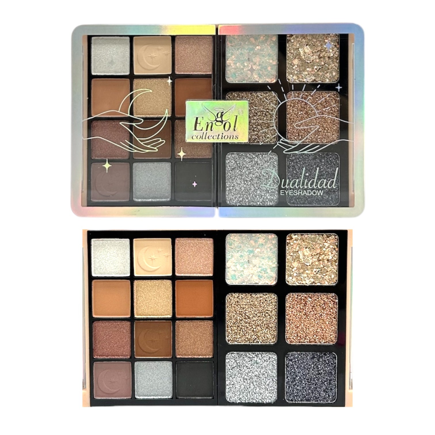 PALETA DE SOMBRS Y GLITTER DUALIDAD ENGOL