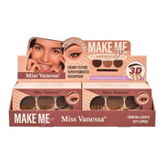 SET X3 POLVO Y CREMA PARA CEJAS MAKE ME BROW MISS VANESSA