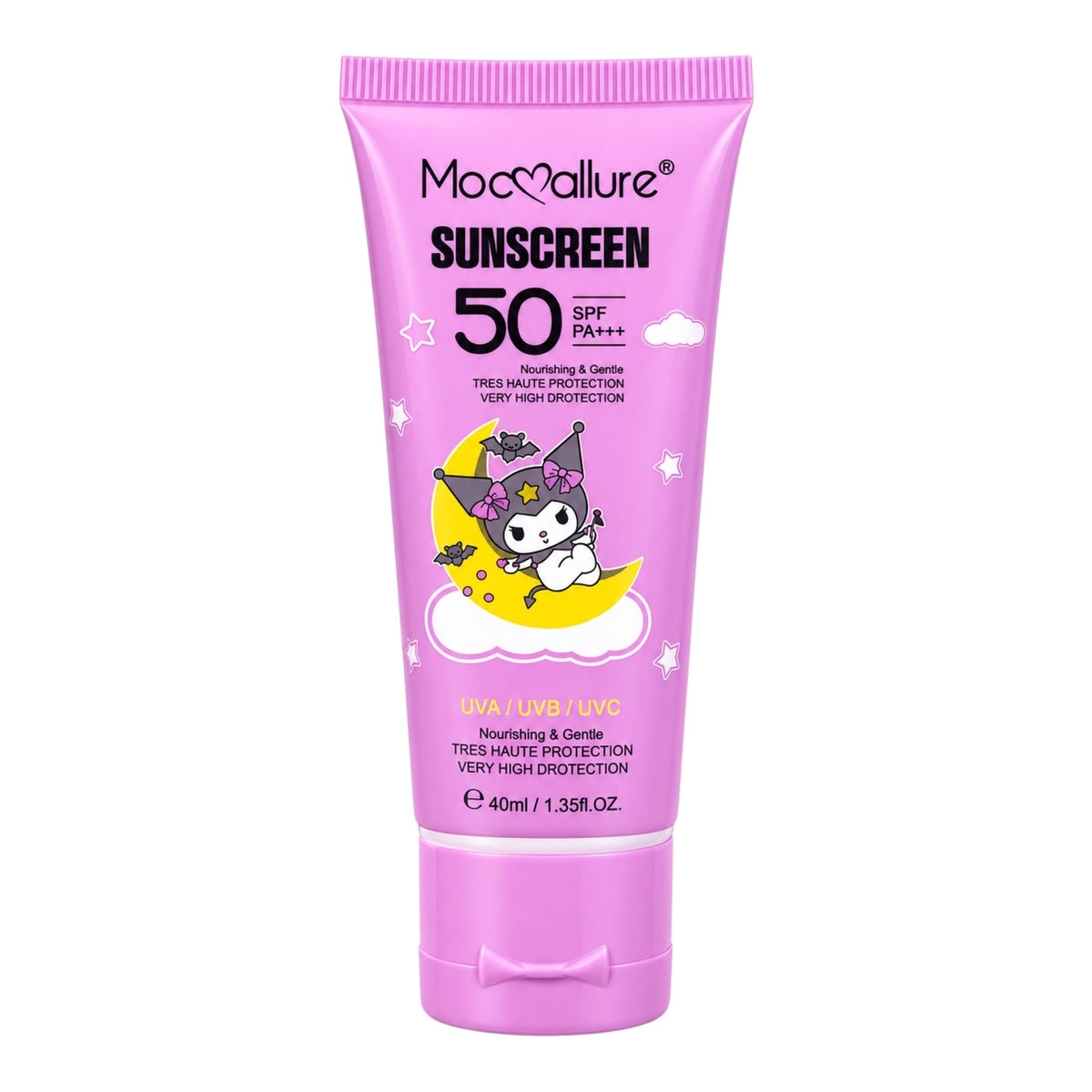 PROTECTOR SOLAR KUROMI 50SPF+ 40ML MOCALLURE